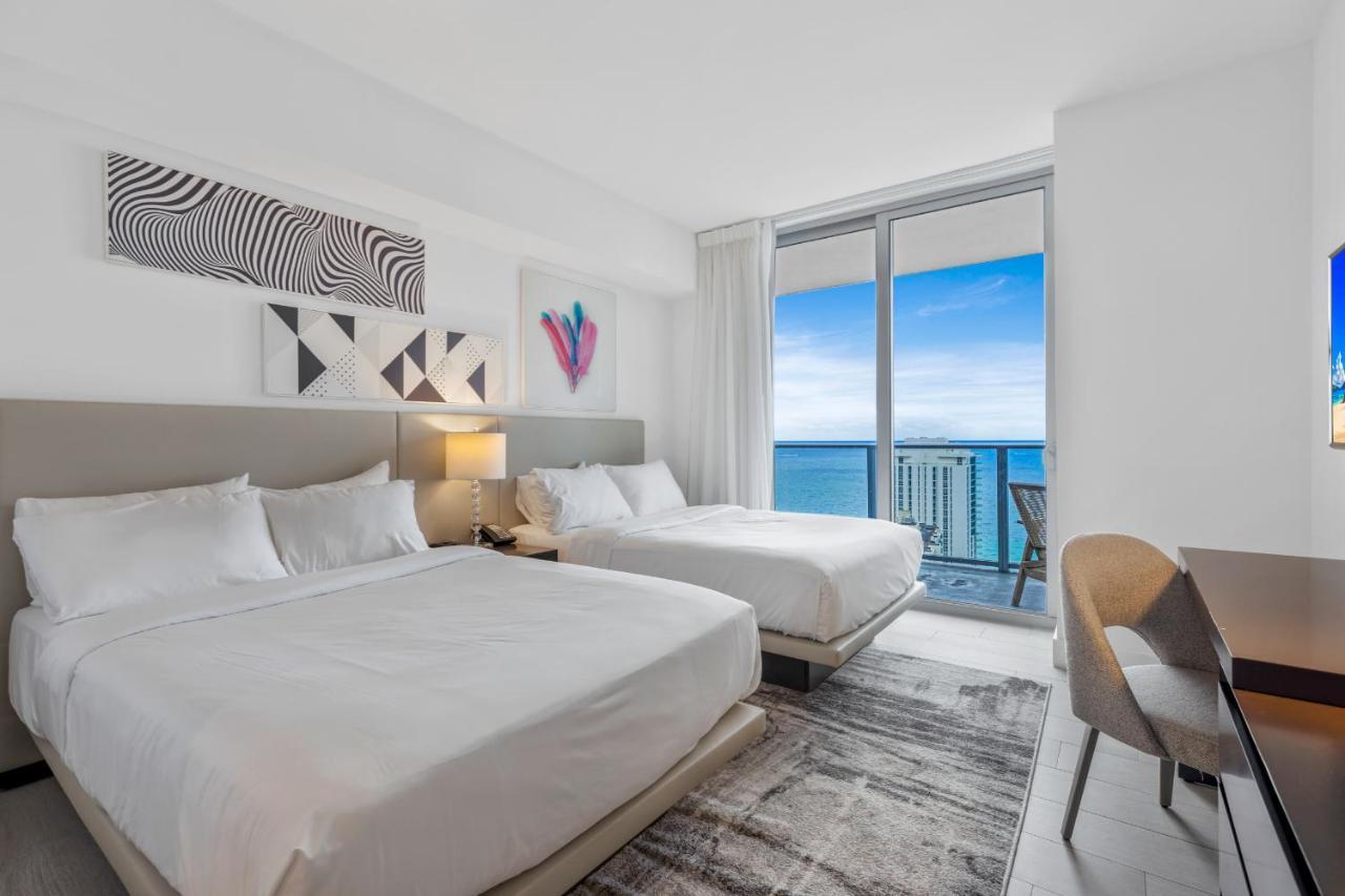 Hyde House - Luxury Waterfront 2Br 2Ba Apartment Suite With Direct Ocean View, Roof Top Pool, Resort Amenities Hollywood Extérieur photo