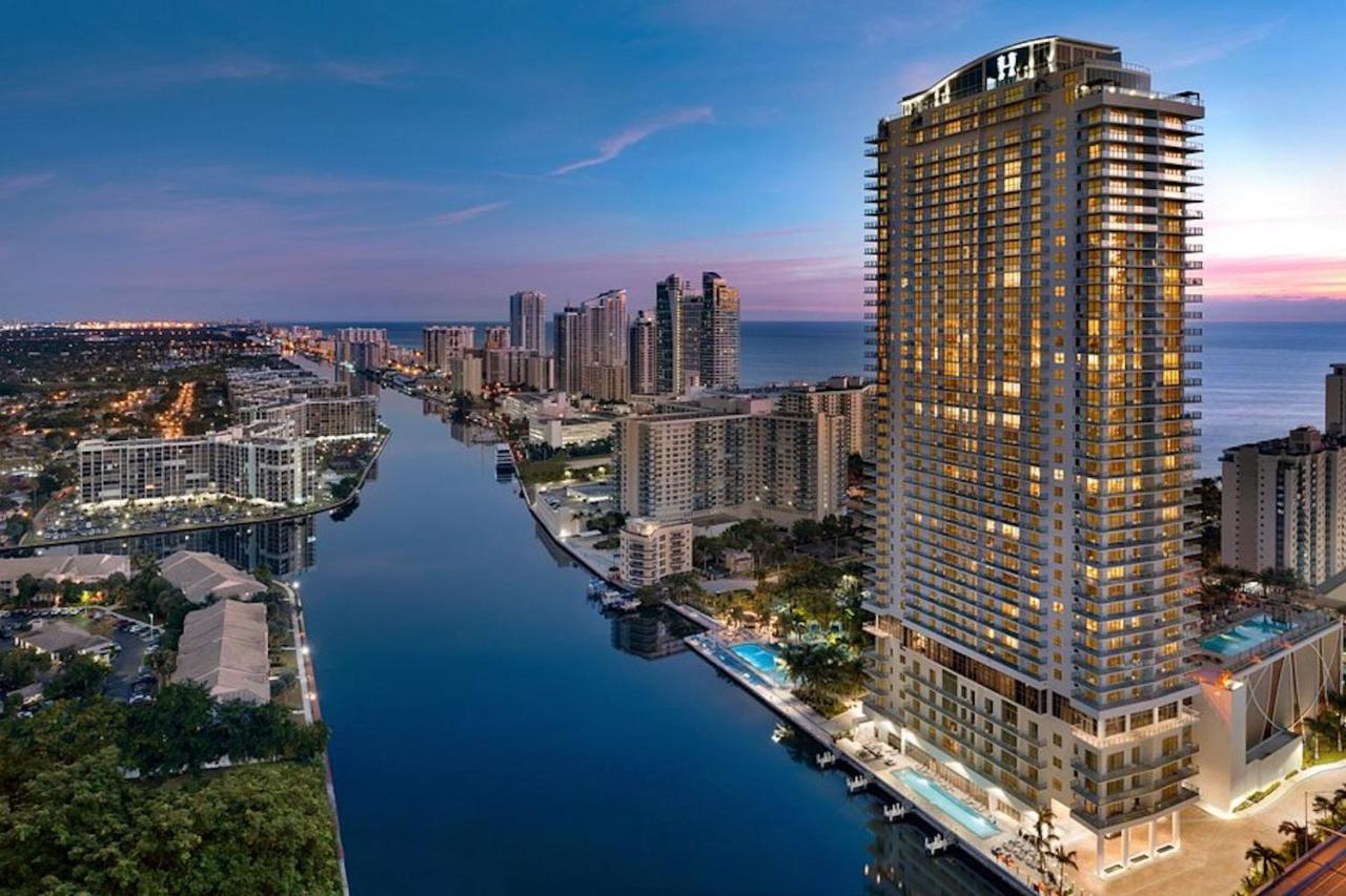 Hyde House - Luxury Waterfront 2Br 2Ba Apartment Suite With Direct Ocean View, Roof Top Pool, Resort Amenities Hollywood Extérieur photo