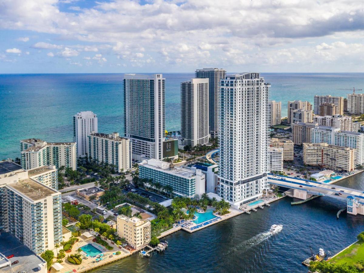 Hyde House - Luxury Waterfront 2Br 2Ba Apartment Suite With Direct Ocean View, Roof Top Pool, Resort Amenities Hollywood Extérieur photo