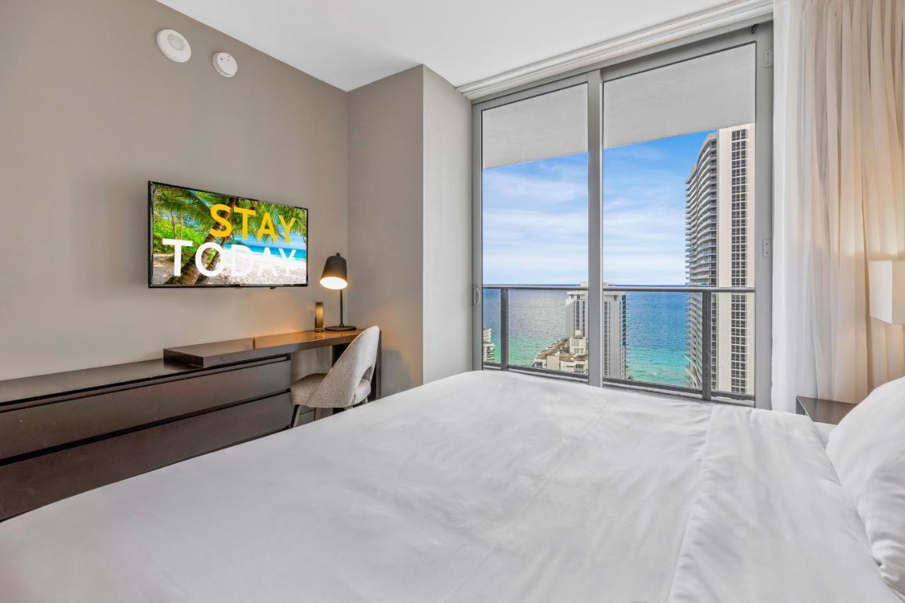 Hyde House - Luxury Waterfront 2Br 2Ba Apartment Suite With Direct Ocean View, Roof Top Pool, Resort Amenities Hollywood Extérieur photo